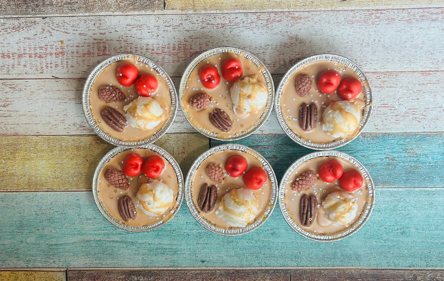SWEET CINNAMON CHERRY PIE: MARASCHINO CHERRIES/PIE CRUST/SUGAR/CINNAMON/HINT OF INDIAN NUTMEG