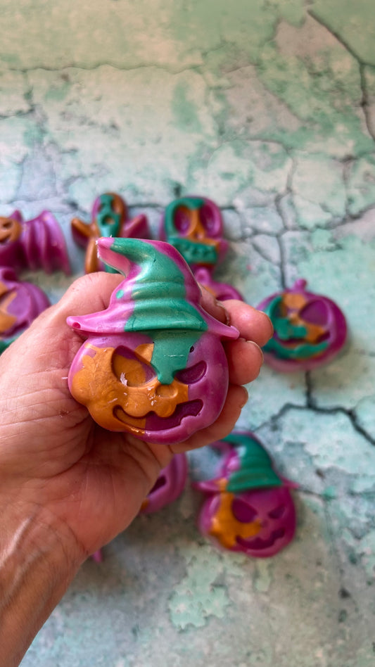 GOLDEN TRIANGLES: CANDY CORN/VANILLA CAKE POPS/SALTED CARAMEL