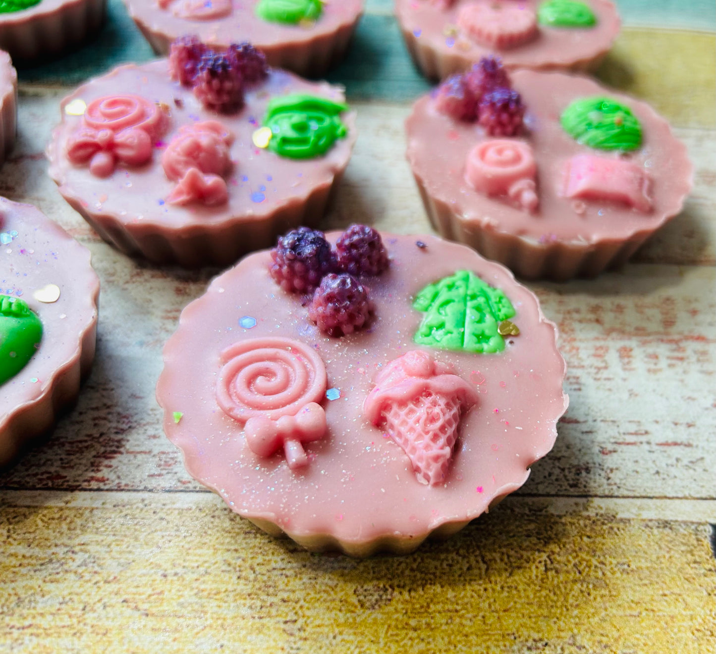 RASPBERRY COCONUT CUSTARD: RASPBERRY TART/COCONUT CREAM PIE/VANILLA CUSTARD