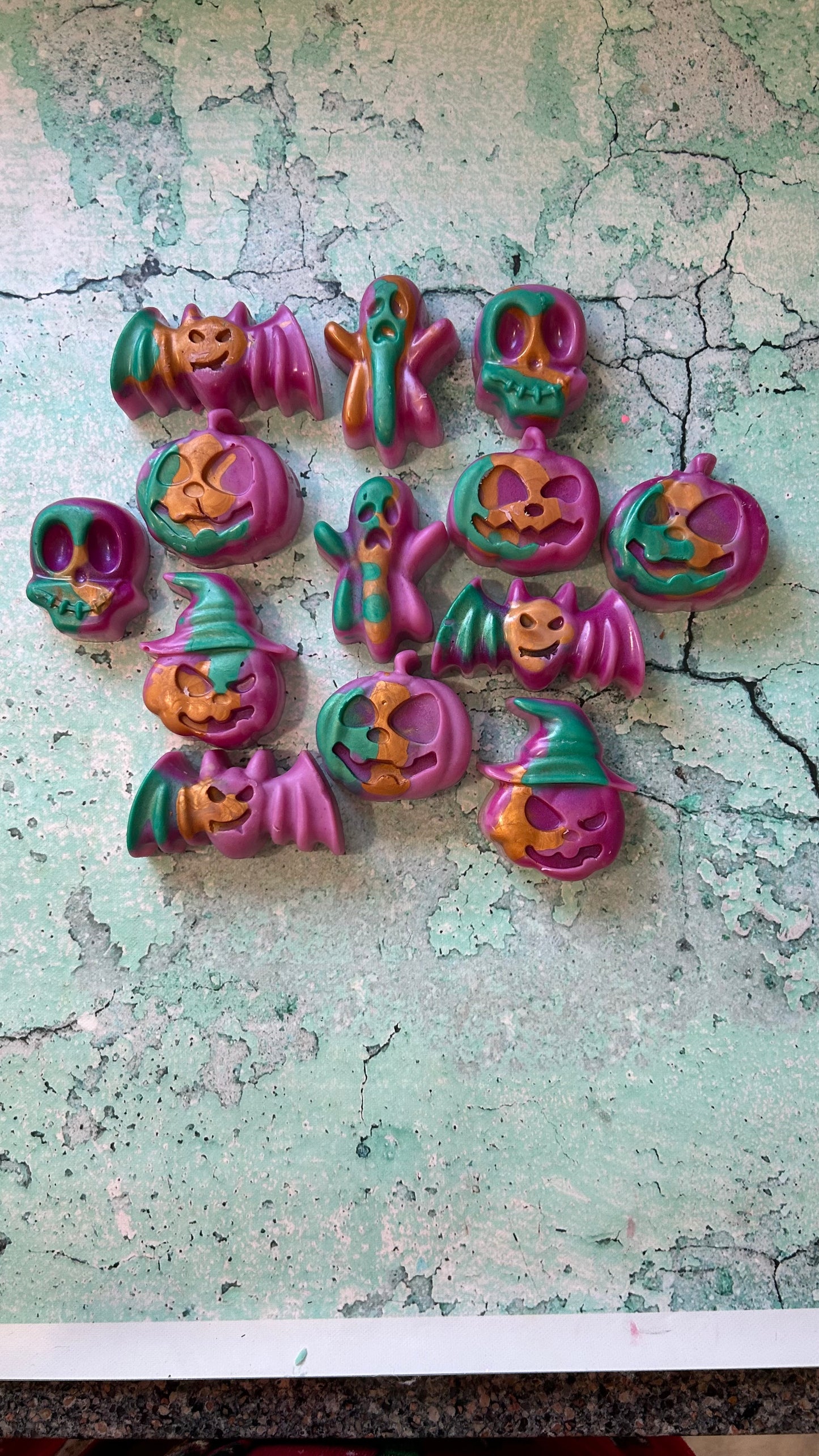 GOLDEN TRIANGLES: CANDY CORN/VANILLA CAKE POPS/SALTED CARAMEL