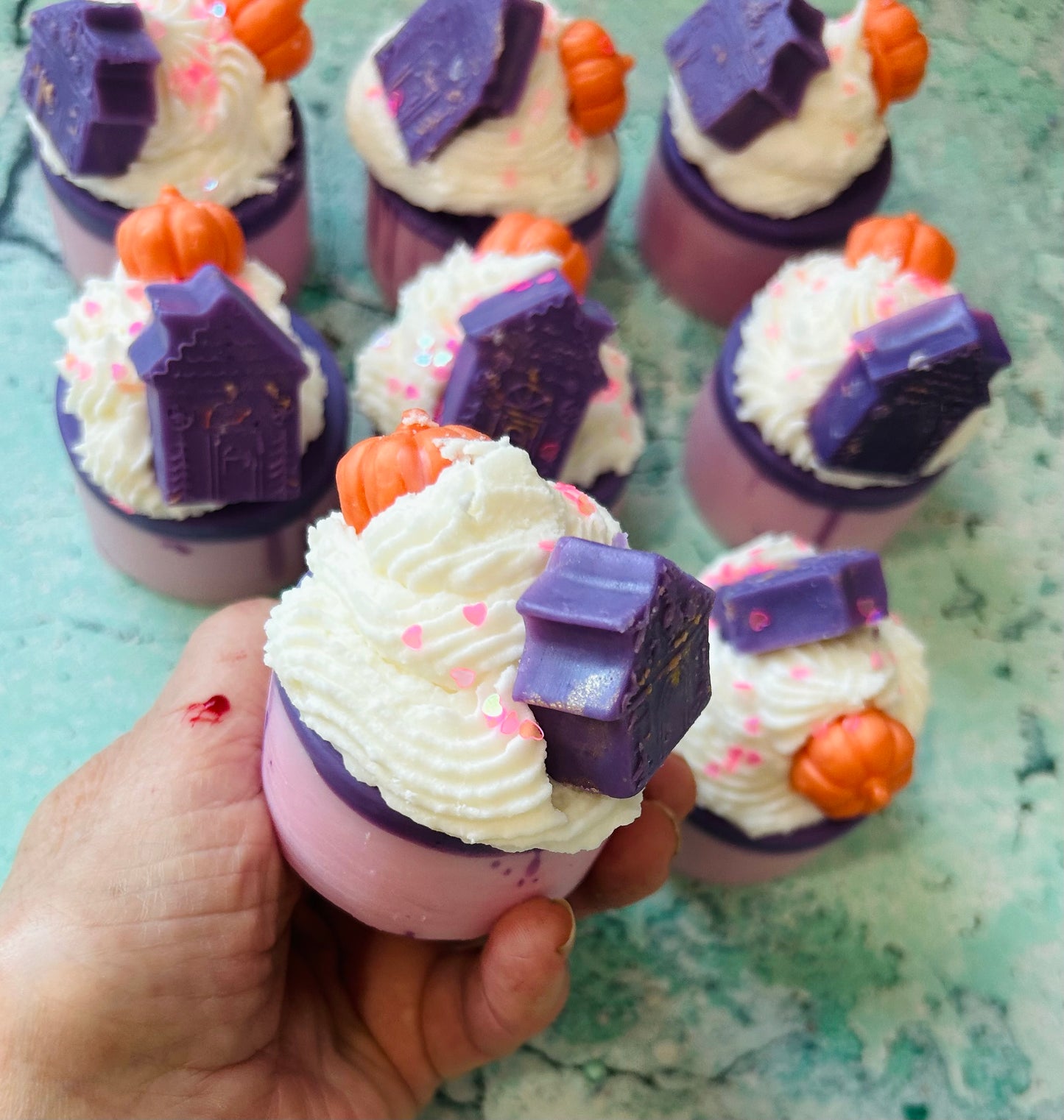 COZY LAVENDER CAKE: ROASTED PINECONES/SNOWFLAKES & CASHMERE/BIRTHDAY CAKE/LAVENDER CREAM