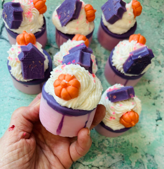 COZY LAVENDER CAKE: ROASTED PINECONES/SNOWFLAKES & CASHMERE/BIRTHDAY CAKE/LAVENDER CREAM