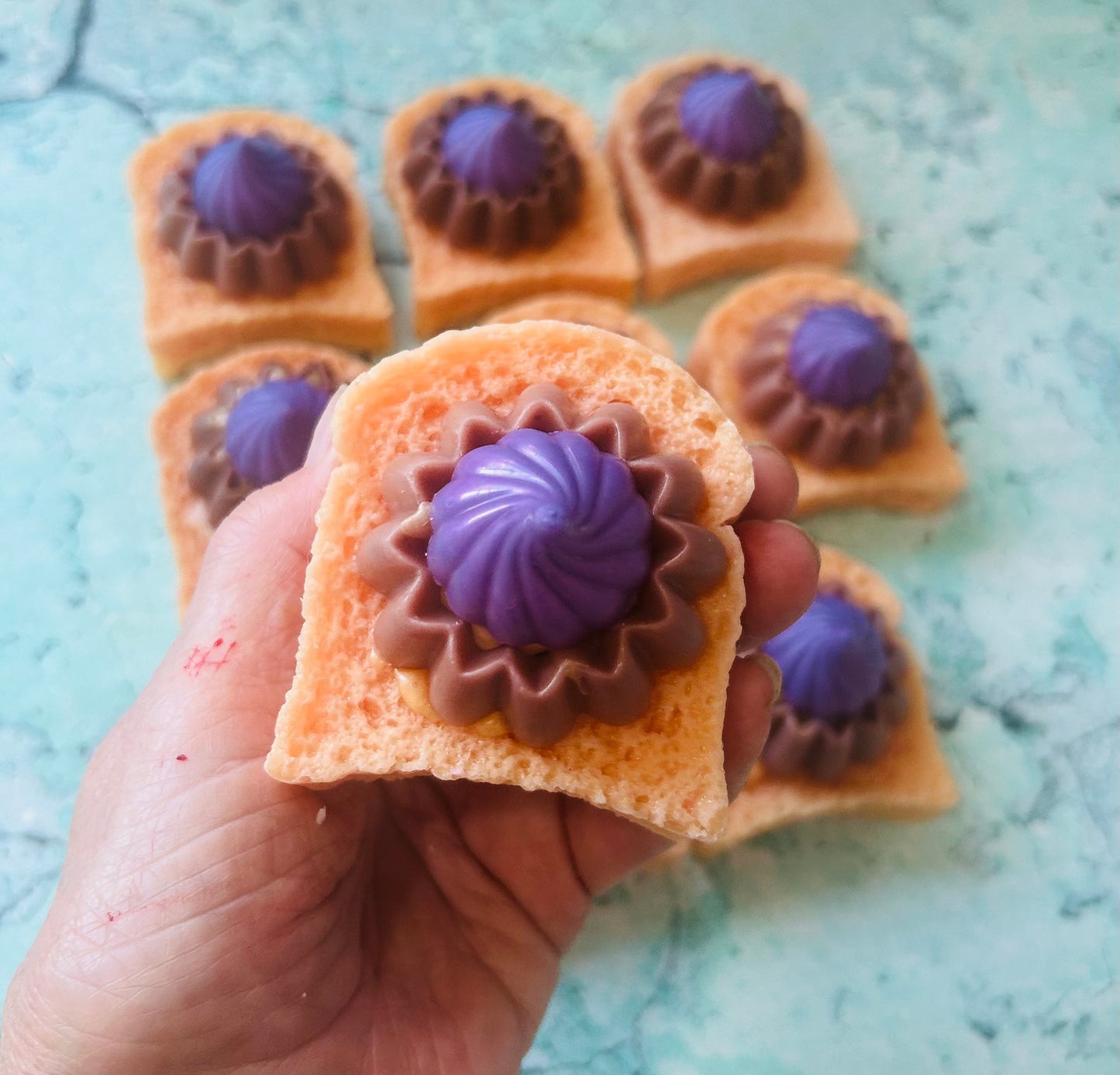 PB&J: PEANUT BUTTER COOKIES/GRAPE JELLY